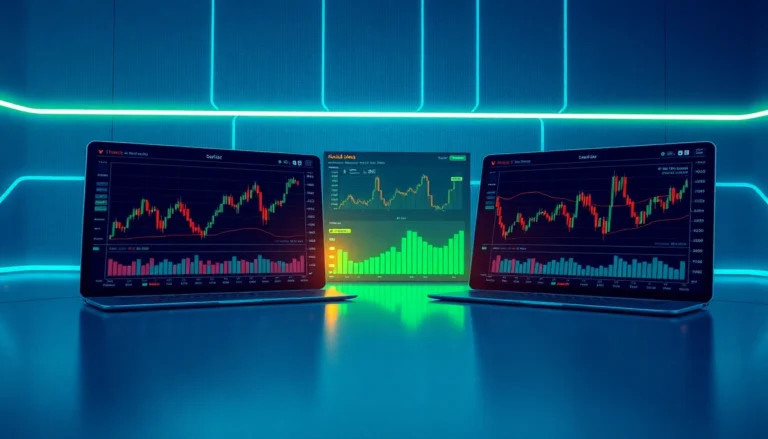 Aicoin platform showcasing real-time crypto charts and security features on a sleek device screen for traders and investors.