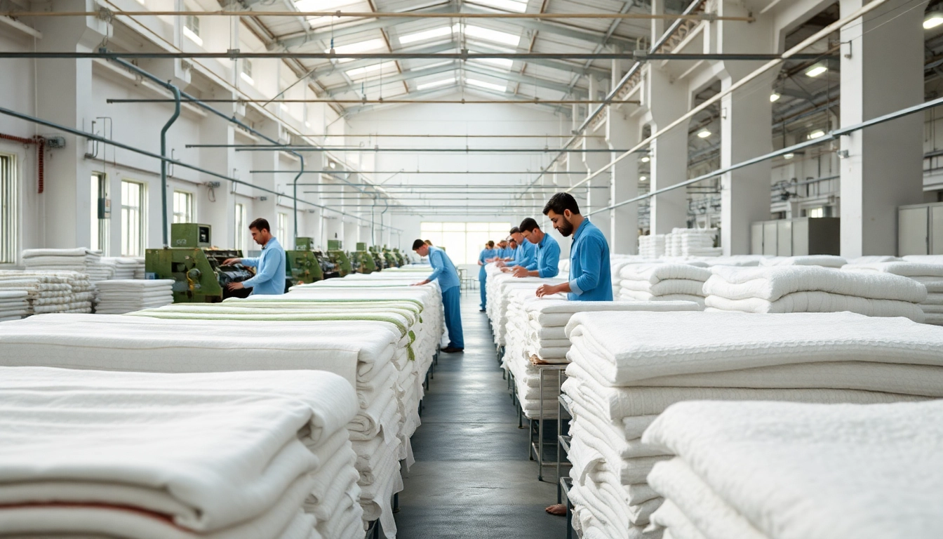 Visit the leading towel factory in Pakistan producing high-quality, eco-friendly towels with advanced manufacturing techniques.