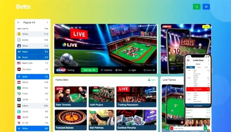 Skyexchange online betting platform with live casino and sports betting action in vibrant colors, user interface, and mobile app visuals for safe gaming.