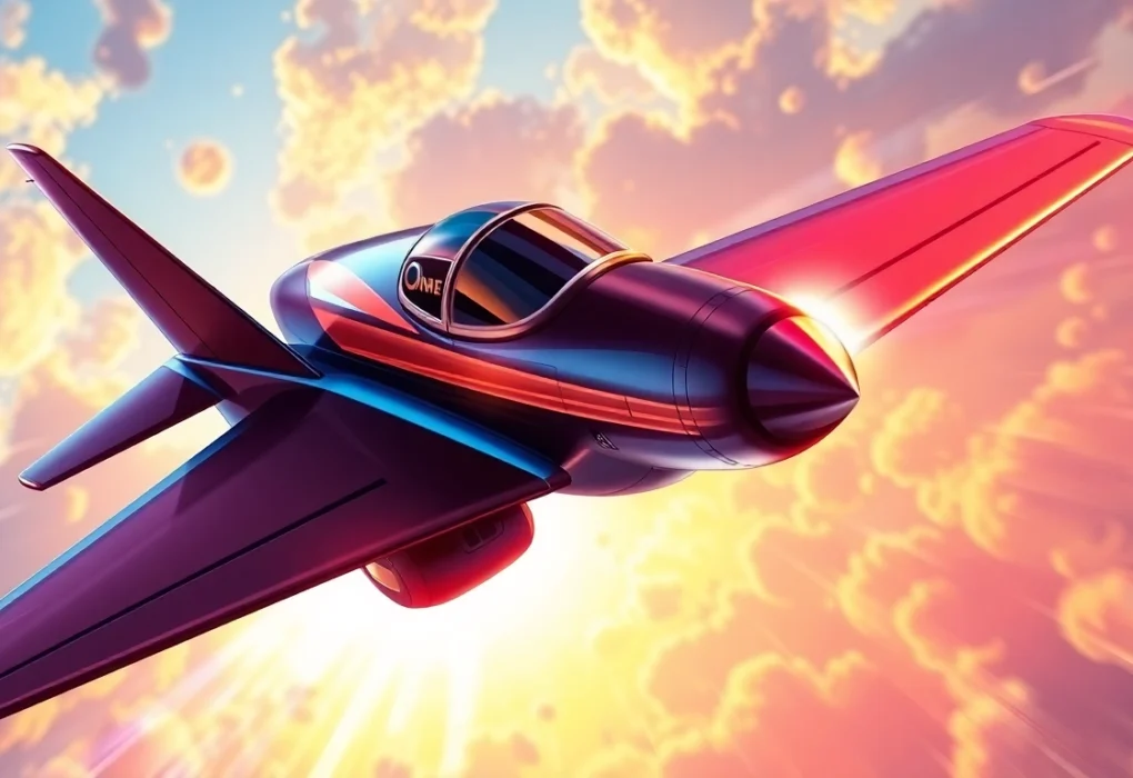 Aviator game in action with a pilot flying through colorful, challenging obstacles to win big rewards, emphasizing skill and excitement for players.