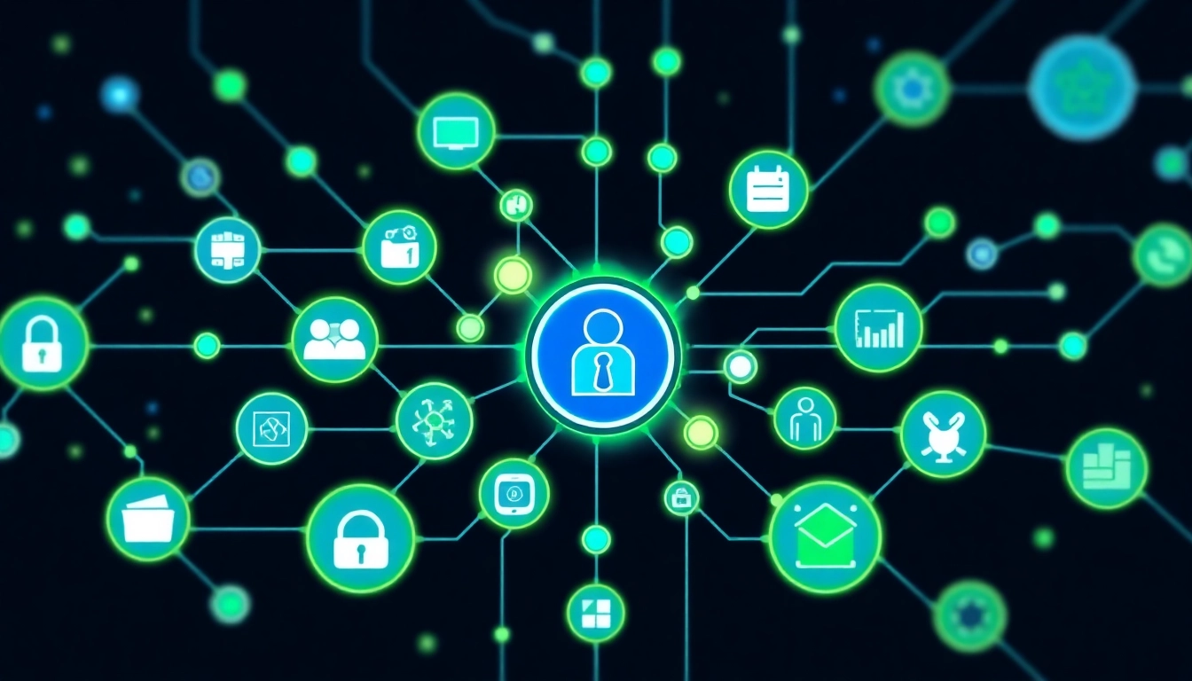 Business professional navigating the KJC digital platform, highlighting trust and advanced technology security for users.