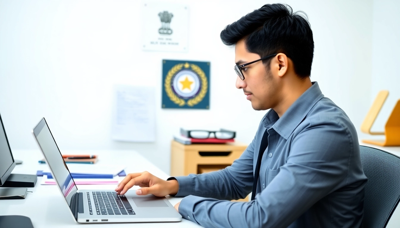 Sarkari Result updates displayed on a laptop screen, highlighting government exam results and