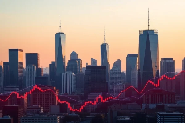 Investment Market Updates show growth trends with stock charts and financial data for investors