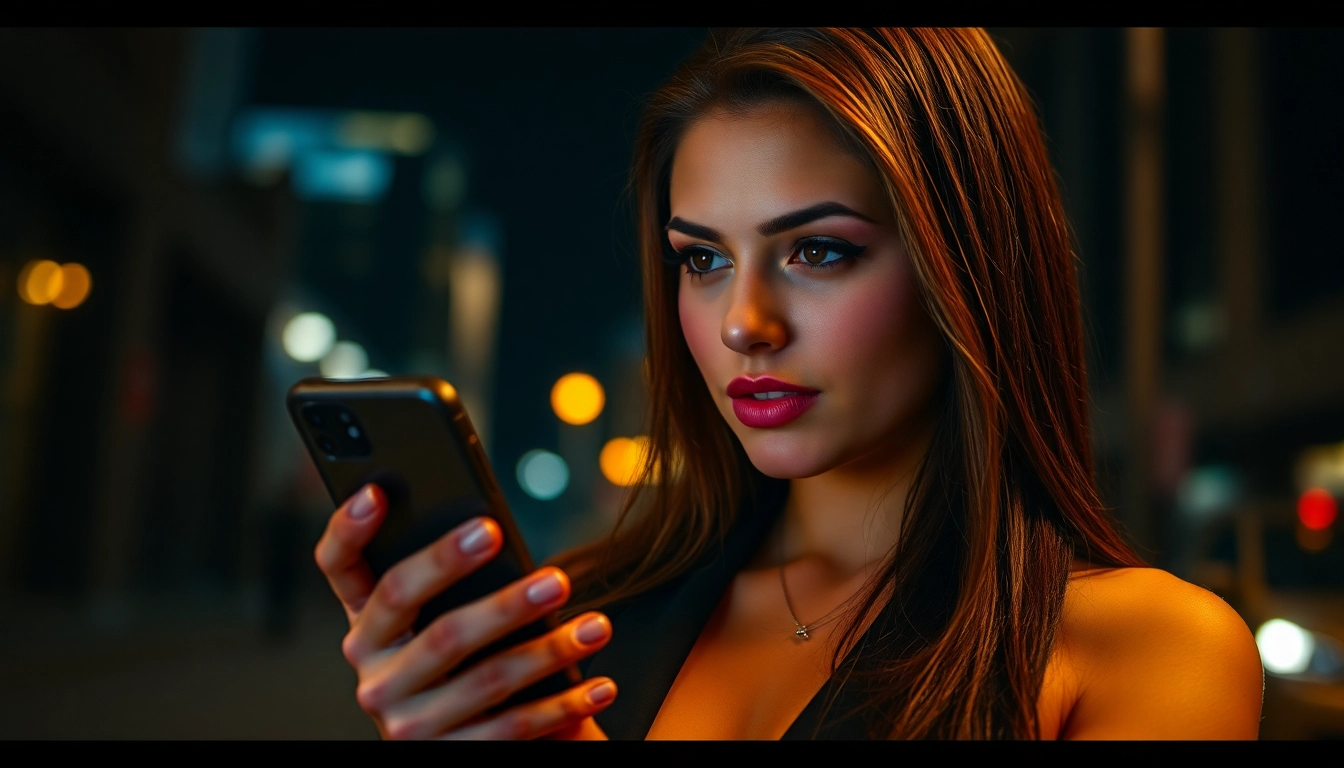 Using plan cul for casual hookups confident individual exchanging flirty messages on phone
