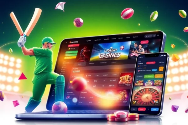 Engaging image showcasing the Cricbet99 club platform with cricket betting, casino games, and