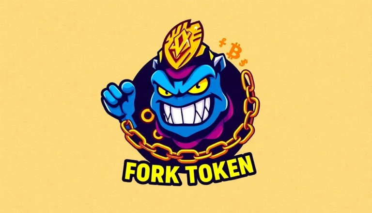 Bold Angry Pepe Fork Token image showing meme coin with blockchain symbols and energetic visual