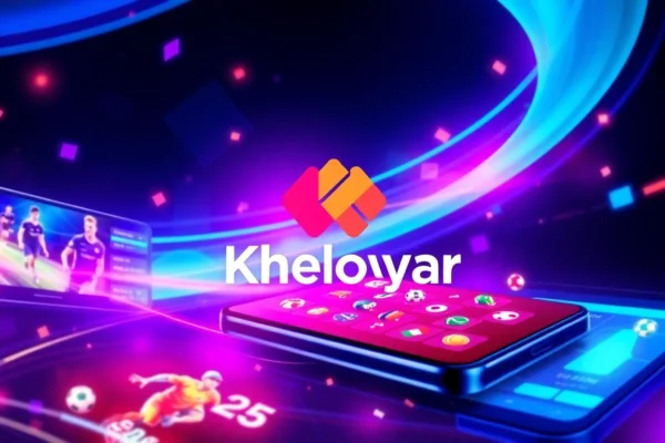 Kheloyar online gaming platform showcasing sports betting, casino games, and mobile app