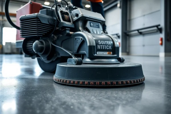 Professional concrete grinding Birmingham process showcasing precision floor finishing services